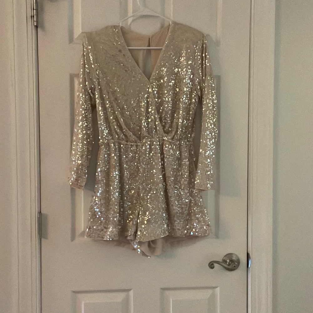 H&M Sequined Romper